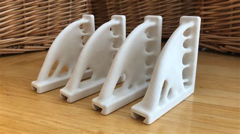 Sturdy and Stylish 3D Printed Shelf Brackets for Home Decor